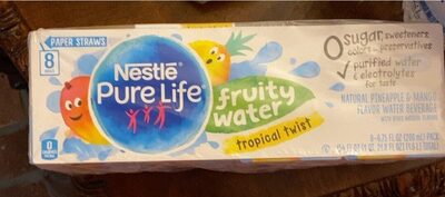 Tropical Twist Fruity Water, Pineapple; Mango