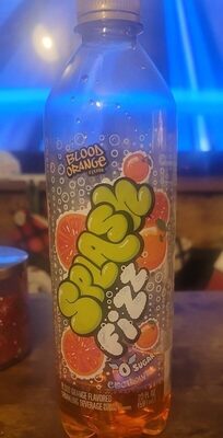 Blood Orange Flavor Sparkling Water Beverage, Blood Orange