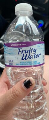 Acai Grape Flavored Fruity Water, Acai Grape
