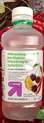Cherry Punch Advantage Care Pediatric Electrolyte Solution, Cherry Punch