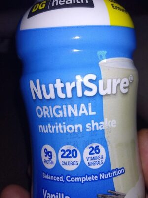 Vanilla Flavored Original Nutrition Shake, Vanilla