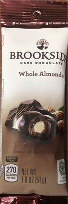 Brookside, Whole Almonds In Smooth Dark Chocolate