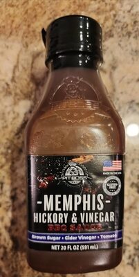 Hickory & Vinegar Memphis BBQ Sauce, Hickory & Vinegar