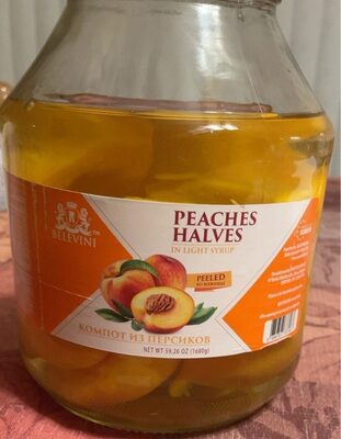 Peaches Halves In Light Syrup, Peaches Halves