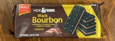 Black Bourbon Choco Sandwich Cookies, Bourbon; Choco