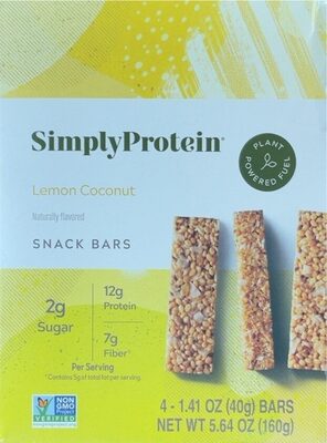 Lemon Coconut Snack Bars, Lemon Coconut