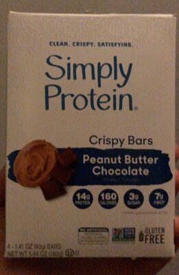 Peanut Butter Chocolate Flavored Crispy Bars, Peanut Butter Chocolate