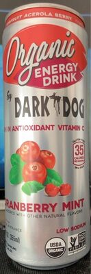 Cranberry Mint Flavored Energy Drink, Cranberry Mint