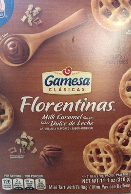 Milk Caramel Flavor Mini Tart With Filling, Milk Caramel