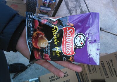 Flamin' Hot Flavored Coated Peanuts