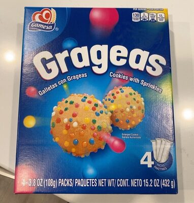Grageas Cookies With Sprinkles