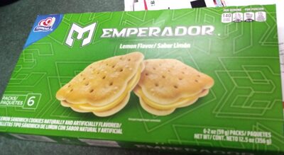 Gamesa Emperador Lime Cookie (6 - 2.1Oz)  12.5 Ounce 6Pk Plastic Bags