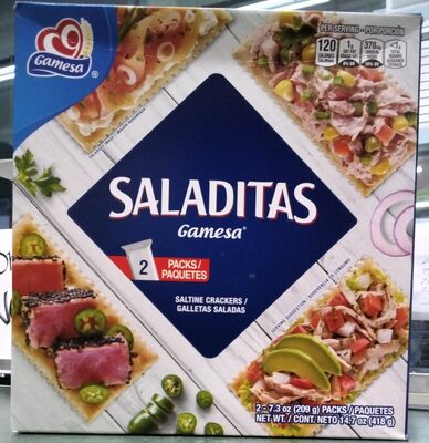 Gamesa Saladitas Regular 14.7Oz