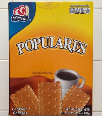 Gamesa Populares Cookies 31.7 Ounce Paper Box
