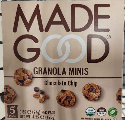 Chocolate Chip Granola Minis, Chocolate