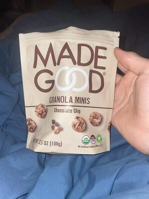 Chocolate Chip Granola Minis, Chocolate Chip