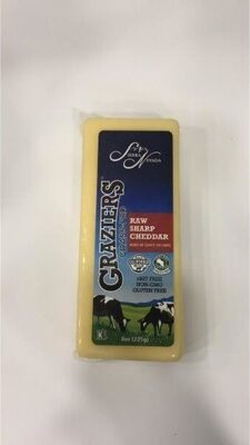 Raw Sharp Cheddar Cheese, Raw Sharp Cheddar