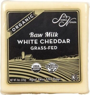 Organic Raw Milk White Cheddar Grass-Fed