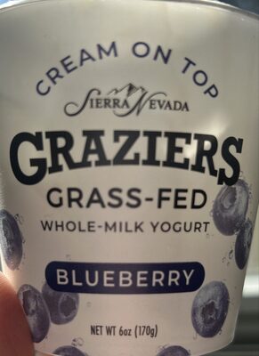 Blueberry Cream On Top Whole-Milk Yogurt, Blueberry