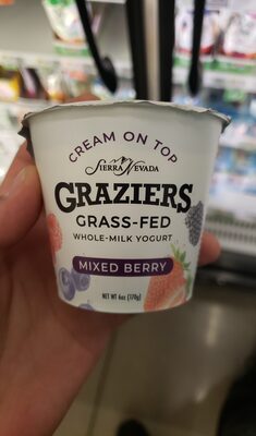Mixed Berry Cream On Top Whole-Milk Yogurt, Mixed Berry