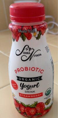 Strawberry Organic Probiotic Yogurt Drink, Strawberry