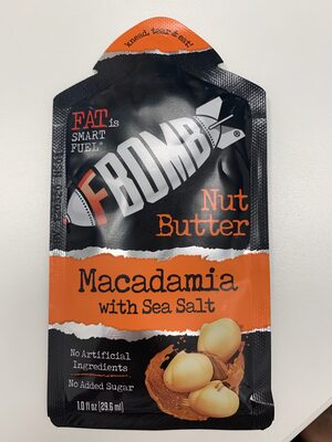 Macadamia With Sea Salt Nut Butter, Macadamia With Sea Salt