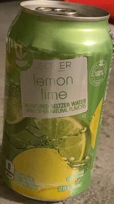 Lemon Lime Flavored Seltzer Water, Lemon Lime