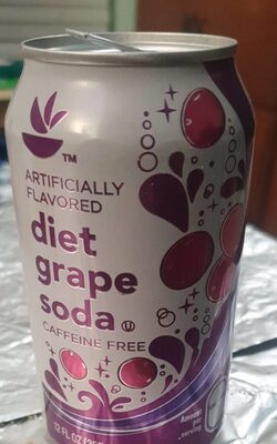 Caffeine Free Diet Grape Soda, Grape