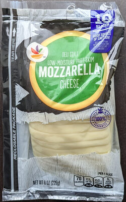 Deli Style Sliced Mozzarella Cheese