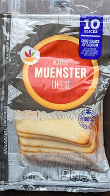 Deli Style Muenster Sliced Cheese, Deli Style