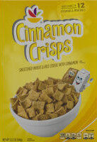Cinnamon Crisps Sweetened Wheat & Rice Cereal With Cinnamon, Cinnamon Crisps