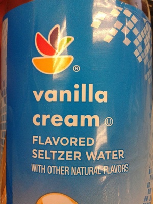 Vanilla Cream Flavored Seltzer Water, Vanilla Cream