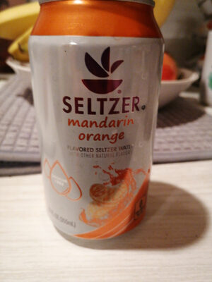 Mandarin Orange Flavored Seltzer Water, Mandarin Orange