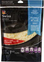 Swiss Cheese Finely Shredded, Swiss Cheese