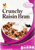 Raisin Bran Sweetened Crunchy Flakes With Raisins And Oats & Honey Granola Clusters Cereal, Raisin Bran