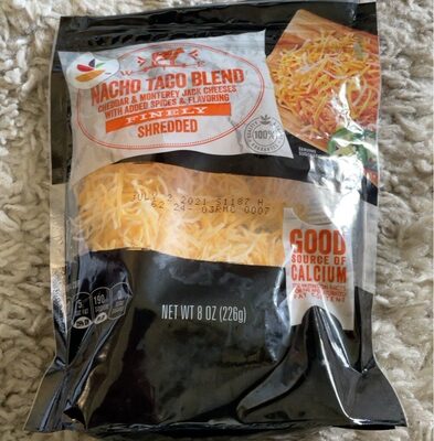 Nacho Taco Blend Cheddar & Monterey Jack Finely Shredded Cheeses, Nacho Taco Blend