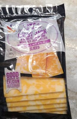 Colby Jack A Blend Of Colby And Monterey Jack Cheeses Deli Style Sliced, Colby Jack