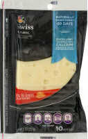 Swiss Deli Style Sliced Cheese, Swiss