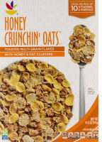 Foodhold, Honey Crunchin' Oats, Toasted Multi-Grain Flakes With Honey Oat Clusters