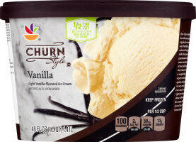 Churn Style Light Ice Cream, Vanilla
