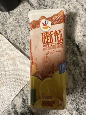 Drink Mix, Decaf Iced Tea With Lemon