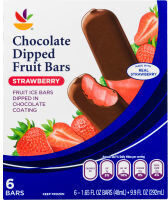 Strawberry Chocolate Dipped Fruit Bars, Strawberry, Chocolate