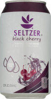 Black Cherry Flavored Seltzer Water, Black Cherry