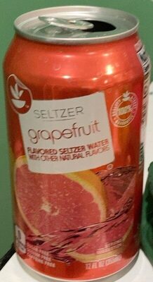 Grapefruit Flavored Seltzer Water, Grapefruit