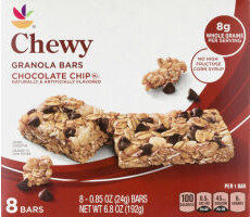 Chewy Chocolate Chip Granola Bars, Chocolate Chip