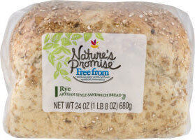 Rye Artisan Style Sandwich Bread, Artisan Style
