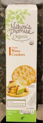 Sesame Water Crackers, Sesame