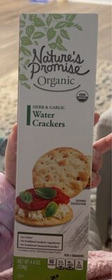 Herb & Garlic Water Crackers, Herb & Garlic