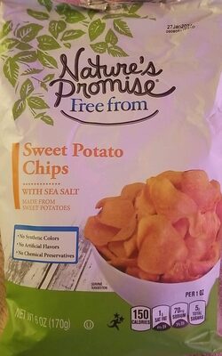 Sweet Potato Chips With Sea Salt, Sea Salt
