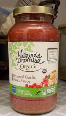 Roasted Garlic Organic Pasta Sauce, Roasted Garlic